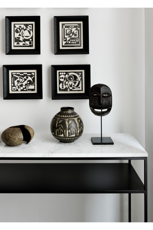   Marble 2-Level Console Table | Oroa.com