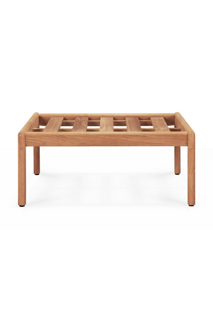   Teak Outdoor Footstool | Oroa.com