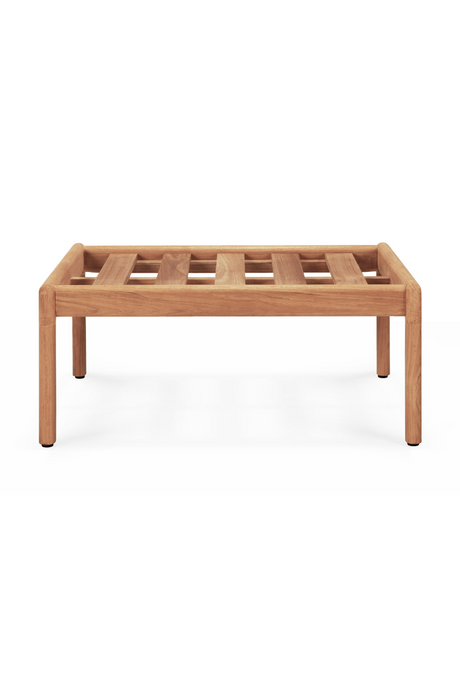   Teak Outdoor Footstool | Oroa.com