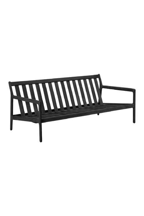   Outdoor Black Teak Lounge Chair | Oroa.com