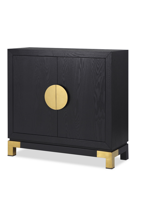   Black Ash Veneer Sideboard | Oroa.com