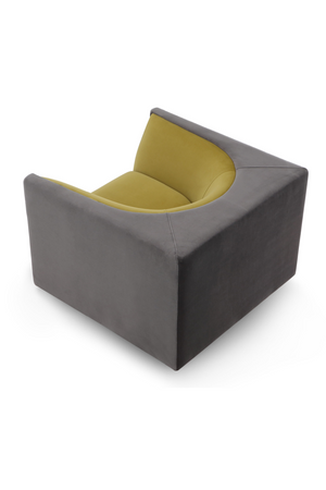   Square Art Deco Accent Chair | Oroa.com