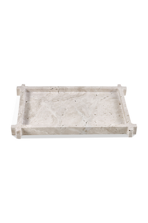   Beige Travertine Tray | Oroa.com