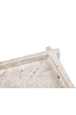  Beige Travertine Tray | Oroa.com