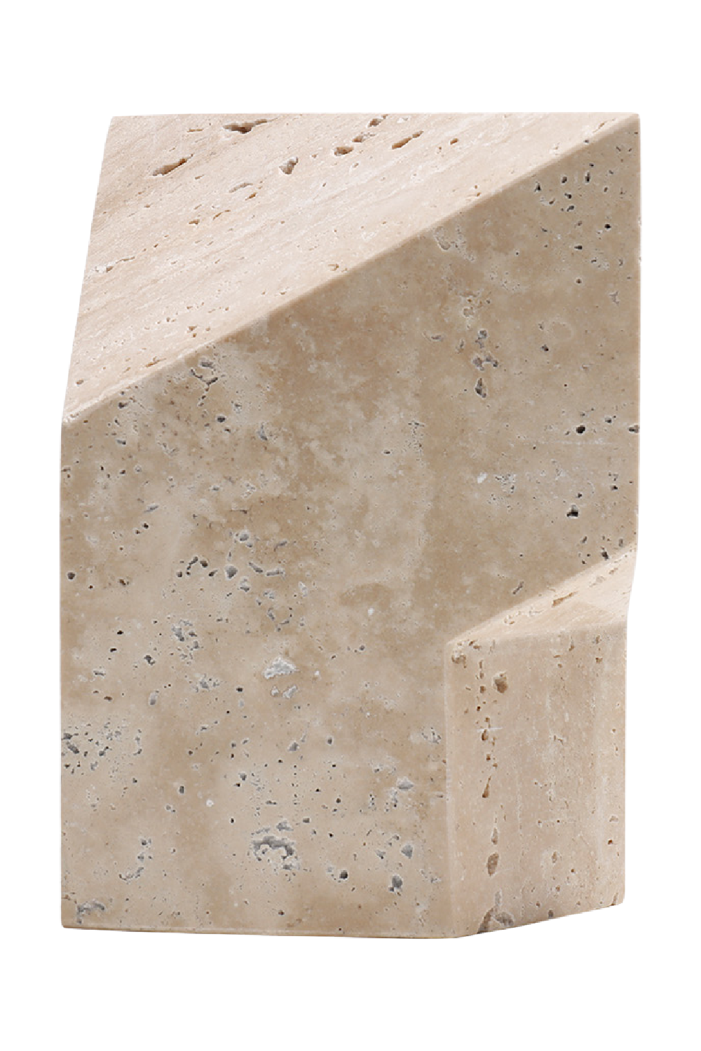   Beige Travertine Faceted Marble | Oroa.com