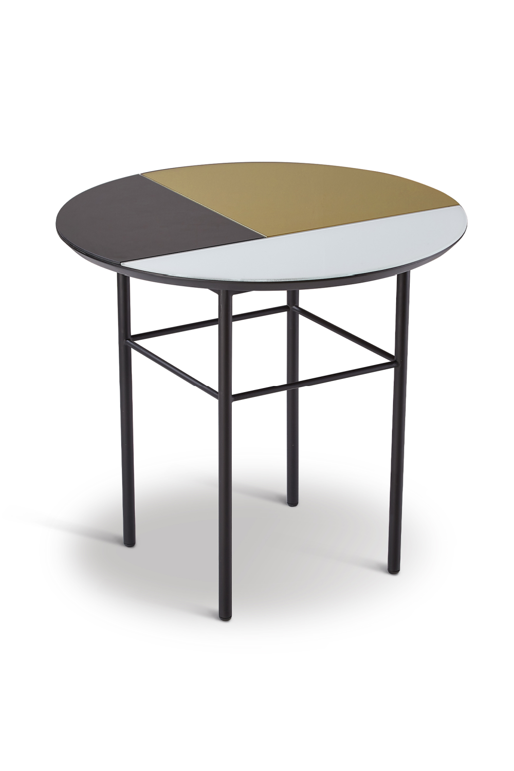   Tri-Color Round Side Table | Oroa.com