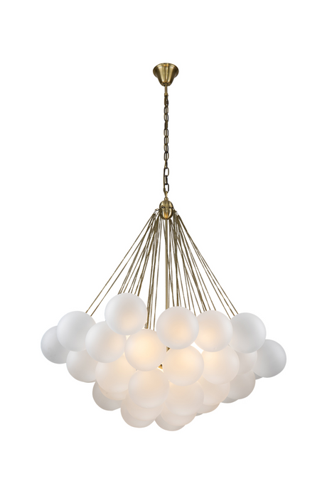   White Glass Orbs Pendant Lamp | Oroa.com