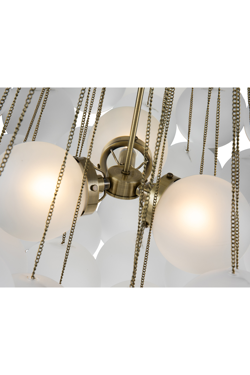   White Glass Orbs Pendant Lamp | Oroa.com