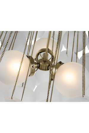   White Glass Orbs Pendant Lamp | Oroa.com
