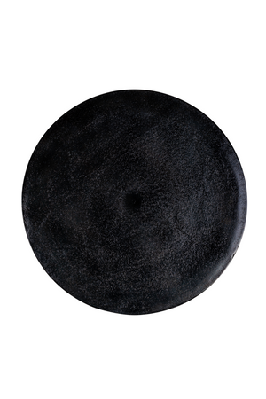   Black Aluminum Modern End Table | Oroa.com
